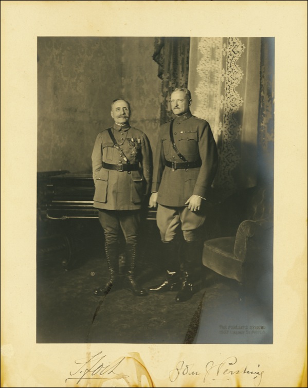 Lot #274 John J. Pershing and Ferdinand Foch
