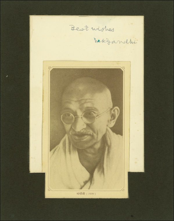 Lot #139 Mohandas Gandhi
