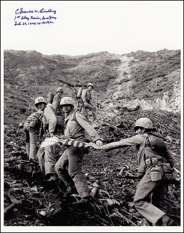 Lot #254 Iwo Jima: Lindberg, Charles