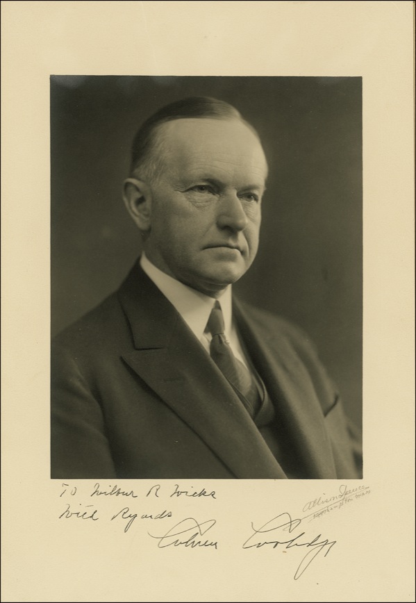 Lot #28 Calvin Coolidge - Image 1