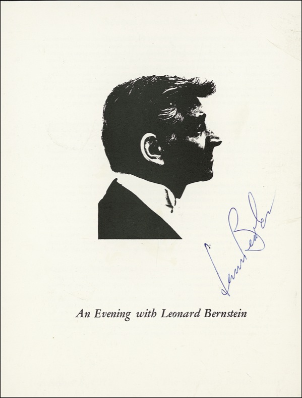 Lot #478 Leonard Bernstein