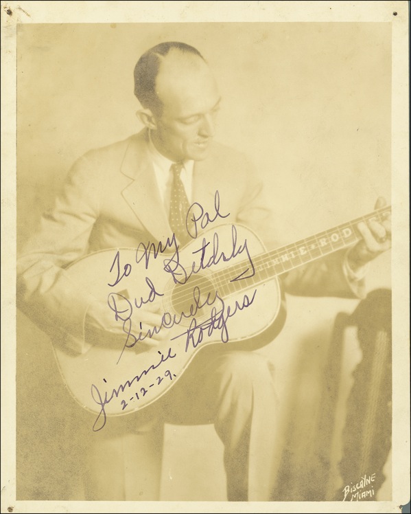 Lot #632 Jimmie Rodgers