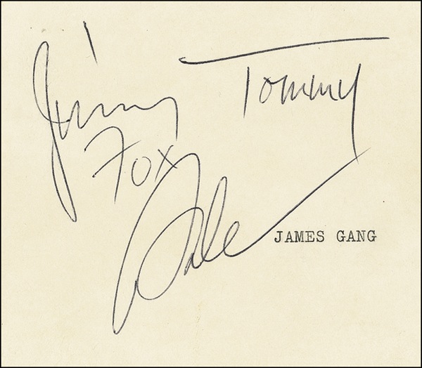 Lot #483 Tommy Bolin and the James Gang