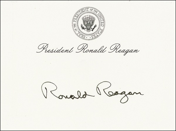 Lot #62 Ronald Reagan
