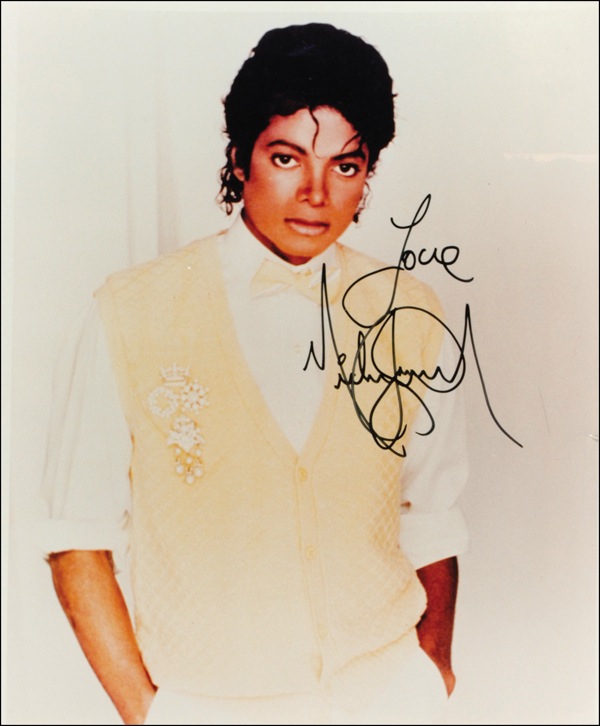 Lot #552 Michael Jackson