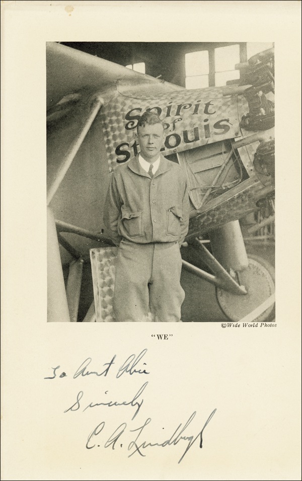 Lot #330 Charles Lindbergh