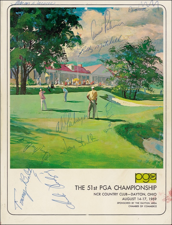 Lot #1406 Arnold Palmer: 1969 PGA Championship