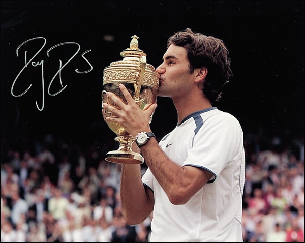 Lot #1336 Roger Federer