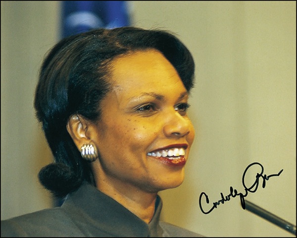 Lot #288 Condoleezza Rice