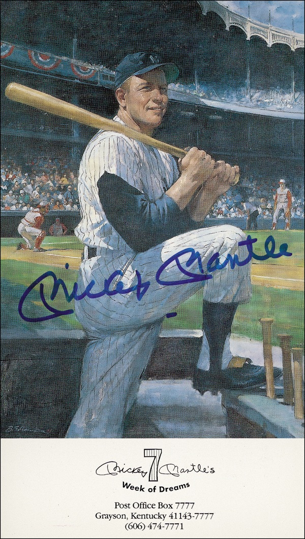 Lot #1312 Mickey Mantle and Roger Maris