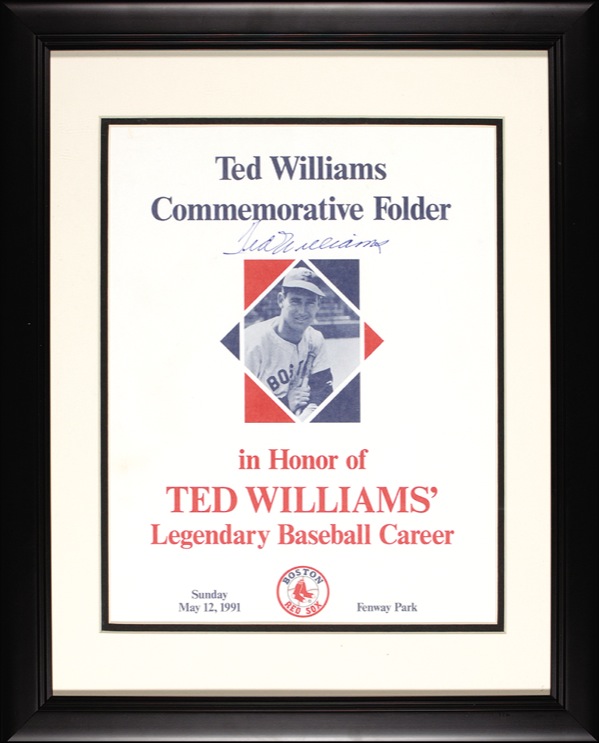 Lot #1445 Ted Williams