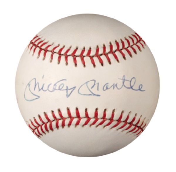 Lot #1315 Mickey Mantle