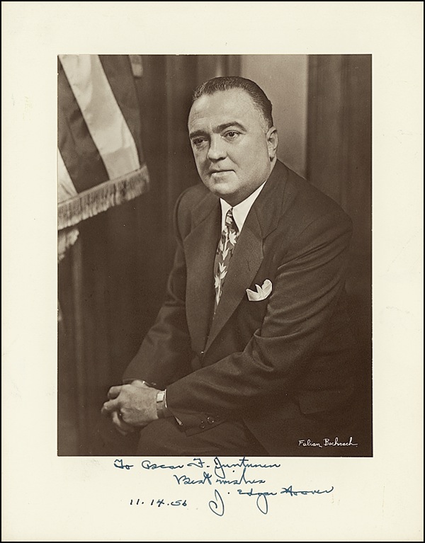 Lot #236 J. Edgar Hoover