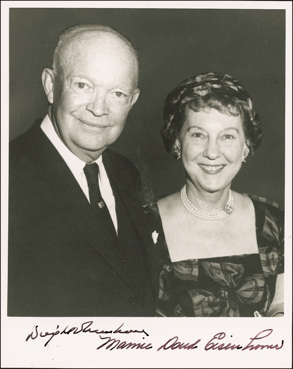 Lot #46 Dwight and Mamie Eisenhower