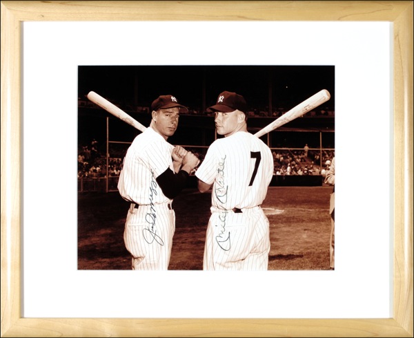 Lot #1311 Mickey Mantle and Joe DiMaggio