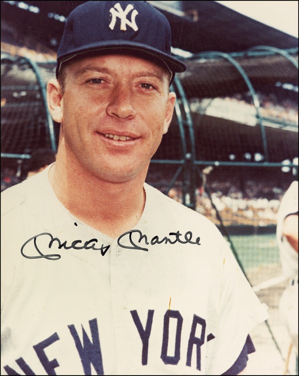 Lot #1318 Mickey Mantle