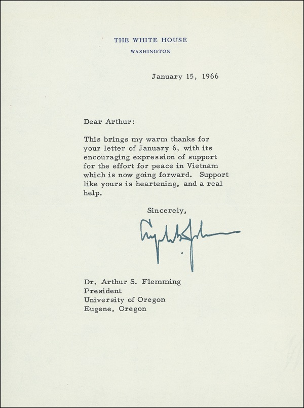Lot #99 Lyndon B. Johnson