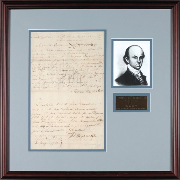 Lot #254 Declaration of Independence: Heyward,