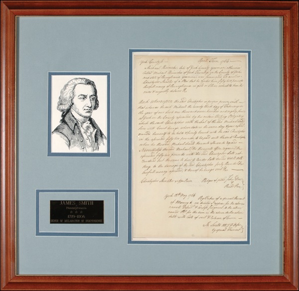 Lot #272  Declaration of Independence: Smith,