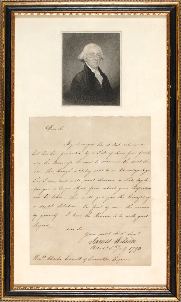 Lot #276 Declaration of Independence: Wilson,