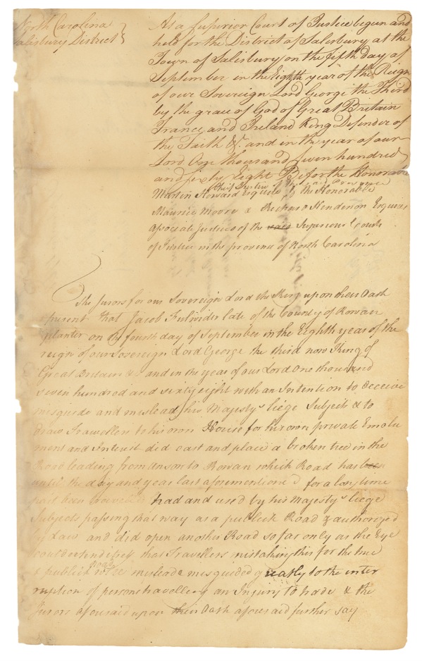 Lot #255 Declaration of Independence: Hooper,