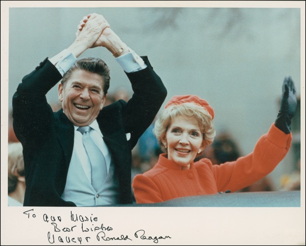 Lot #154 Ronald and Nancy Reagan