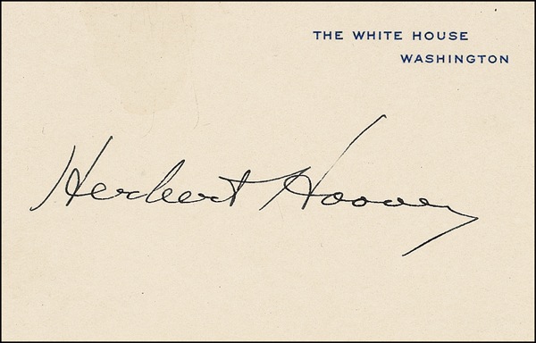 Lot #88 Herbert Hoover