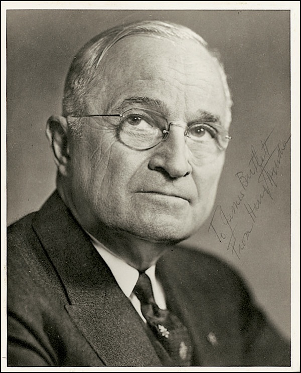 Lot #184 Harry S. Truman