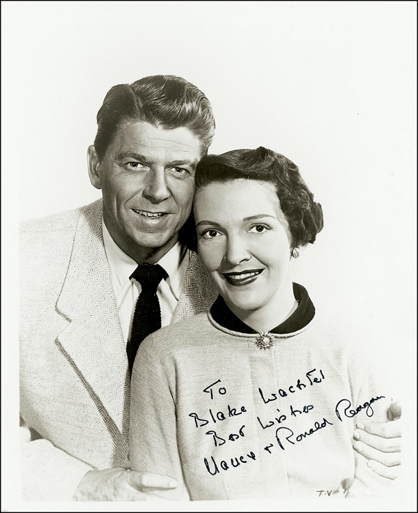 Lot #155 Ronald and Nancy Reagan