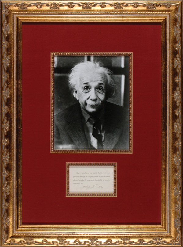 Lot #285 Albert Einstein
