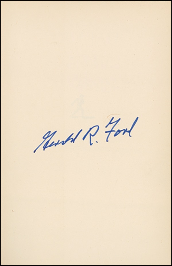 Lot #62 Gerald Ford