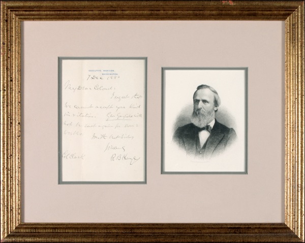 Lot #84 Rutherford B. Hayes