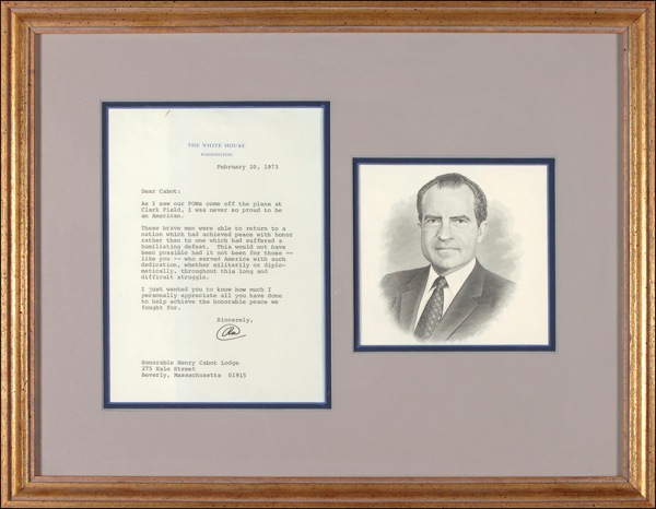 Lot #133 Richard Nixon