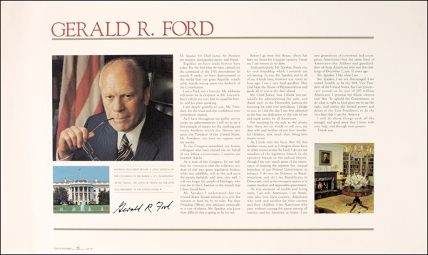 Lot #50 Gerald Ford