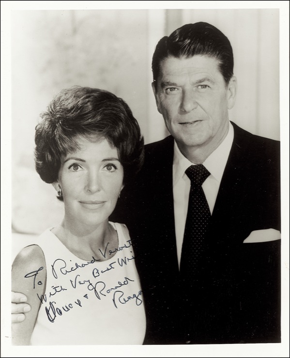 Lot #133 Ronald and Nancy Reagan