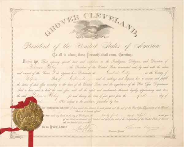 Lot #28 Grover Cleveland