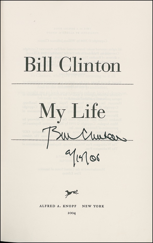 Lot #23 Bill Clinton