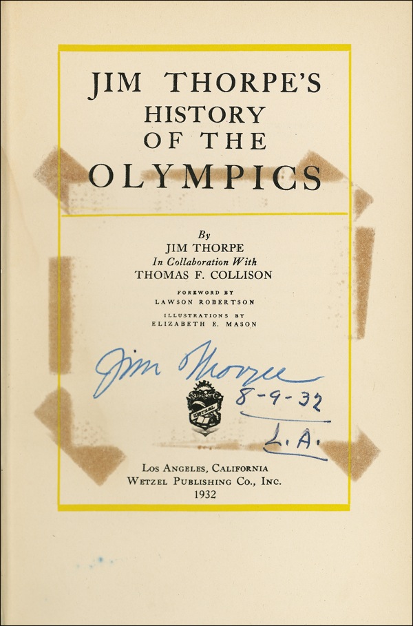 Lot #1508 Jim Thorpe