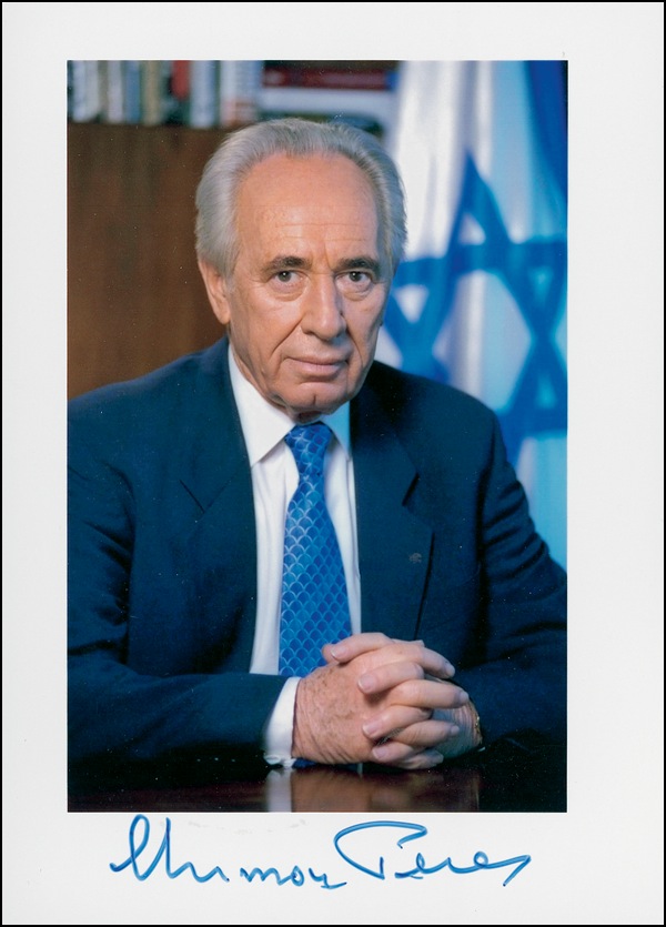 Lot #143 David Ben-Gurion and Shimon Peres