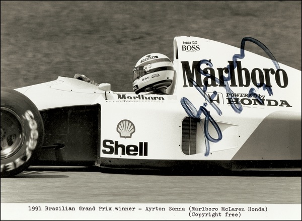 Lot #1511 Ayrton Senna