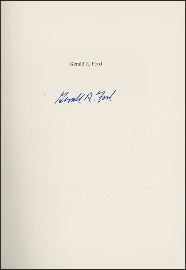 Lot #54 Gerald Ford, Jimmy Carter, and George Bush