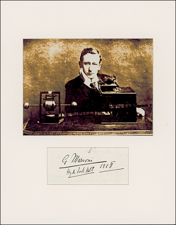 Lot #316 Guglielmo Marconi