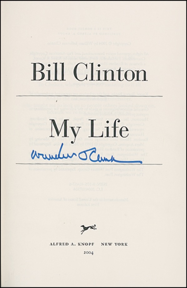 Lot #22 Bill Clinton - Image 1