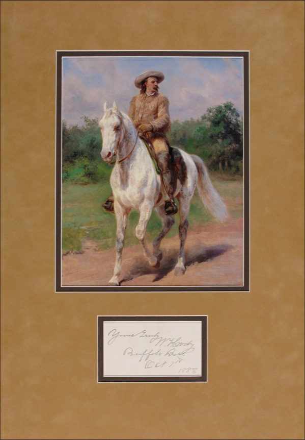 Lot #192 William F. “Buffalo Bill” Cody