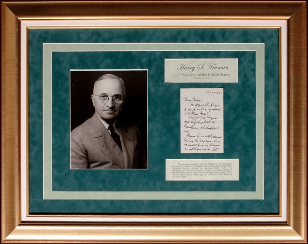 Lot #156 Harry S. Truman