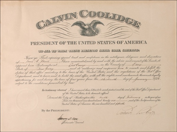 Lot #32 Calvin Coolidge