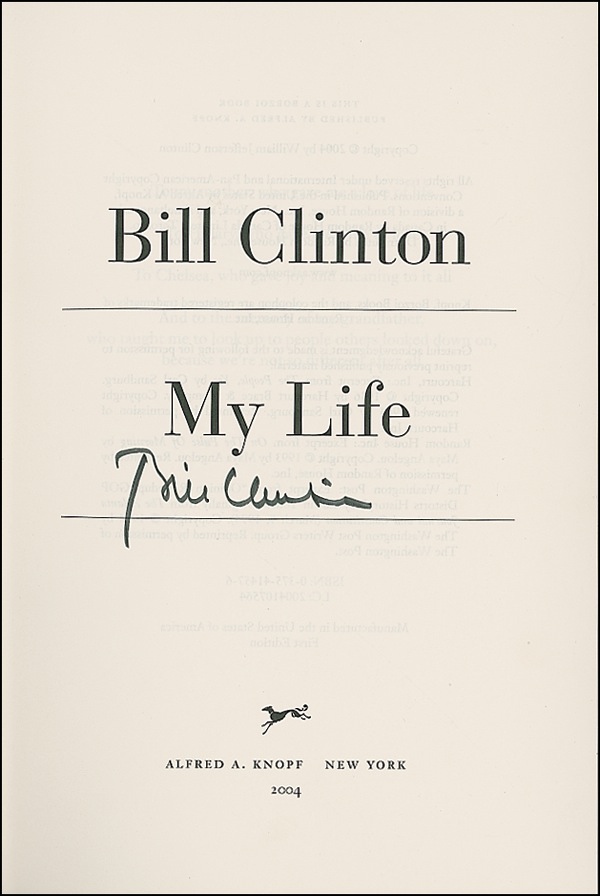 Lot #24 Bill Clinton and Monica Lewinsky