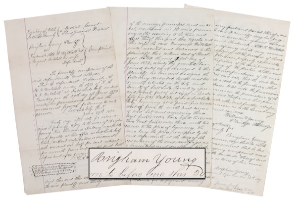 Lot #465 Brigham Young - Image 1