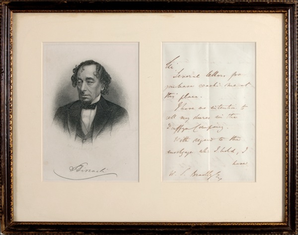 Lot #220 Benjamin Disraeli