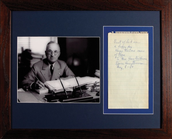 Lot #174 Harry S. Truman